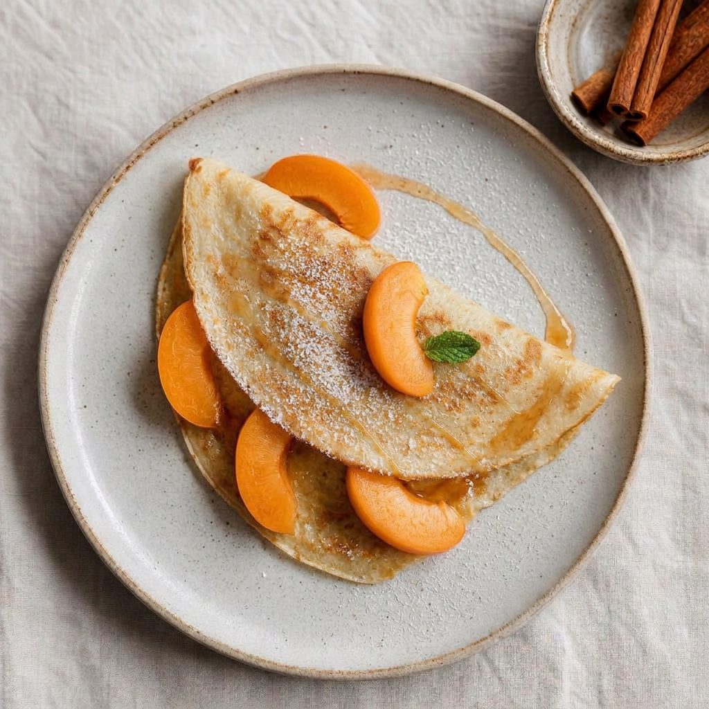 Saisonale Apfel-Zimt-Crêpe mit Karamell für Hochzeiten und Events